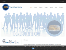 Tablet Screenshot of domusdiabete.com